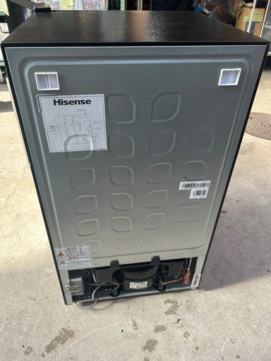 HR-K91HB | ハイセンスジャパン株式会社 12000円 Hisenseノンフロン冷凍冷蔵庫  品  HR-K91HB  2024年製　01 ブラック　87L