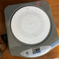 K2509-225 National 電磁調理器&IH鍋セット KZ-P46 グレー キズ汚れ有りの画像