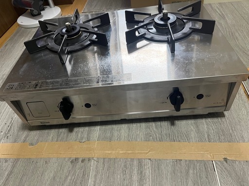 バーモ リンナイ ガステーブルET21-2STSY-S 都市ガス 21年製