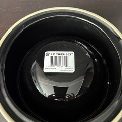  ルクルーゼ ペットボール M ブラック 犬食器の画像