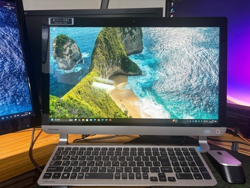 東芝 REGZA 一体型デスクトップパソコン CPU i7-4710MQ メモリ16GB SSD1TB Blu-ray Office2