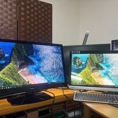 東芝 REGZA 一体型デスクトップパソコン CPU i7-4710MQ メモリ16GB SSD1TB Blu-ray Office2021 タッチパネル BIOSアップデート済み の画像