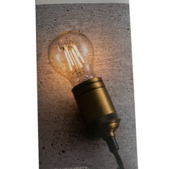 ニトリ　LEDフィラメント球 E26 40形 500lm 電球　2個セットの画像