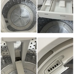 R517 ☀️ ジモティー限定特別価格！ 2025年製の美品♪ NITORI 洗濯機 （洗濯6.0㎏) NT60T1WH ⭐ 動作確認済 ⭐ クリーニング済の画像