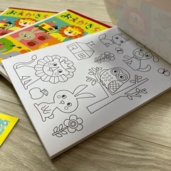 新品　未使用　お絵かき帳　おえかき　自由帳　セットの画像
