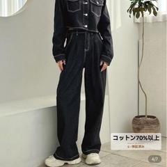 デニムセットアップ　XL   新品の画像