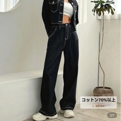 デニムセットアップ　XL   新品の画像