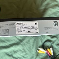 TOSHIBA　東芝　DVDビデオプレーヤー　SD-300J　2009年製の画像