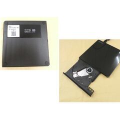 ポータブルDVDドライブ DVSM-PLS8U2-BKB BUFFALO 外付DVDドライブ 西岡店の画像