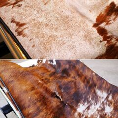 ≪zyt2447ジ≫ リプロダクト品 ル・コルビジェ LC4 シェーズロング 現状品 ソファベッド/毛皮/ポニースキン？/中古家具/宮城県仙台市 70911-06の画像