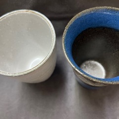 陶器のカップ2個セットの画像