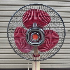 昭和レトロ扇風機　ピンク羽　森田工業の画像