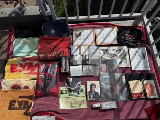 【GO-1150】矢沢永吉 内海利勝 CAROL グッズ ポスター タオル CD