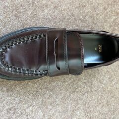 新品未使用　ZARA shoes 1531/410/022　Strappy Loafers 新品なのに破格の値段！！の画像