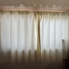 アイボリーカーテン４枚セットの画像