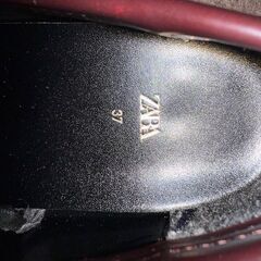 新品未使用　ZARA shoes 1531/410/022　Strappy Loafers 新品なのに破格の値段！！の画像