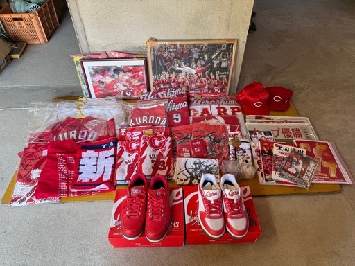 【GO-1152】カープグッズ ユニフォーム タオル キャップ 新井 黒田 菊池