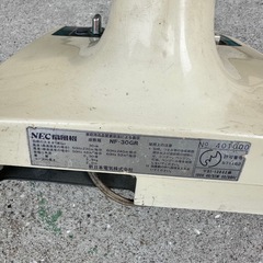 NEC昭和レトロ扇風機　の画像