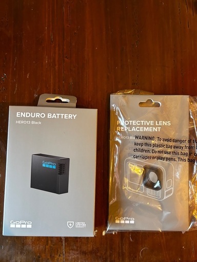 GoPro13用バッテリー&保護交換用レンズ