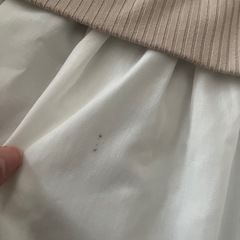ベージュトップスの画像