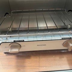 アイリスオーヤマ トースター オーブントースター 2枚焼き 温度調節3段階 トレー付 1000W EOT-012の画像