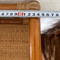 ラタン調 収納棚 3段 引き出しの画像
