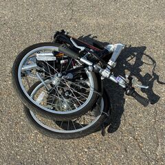 ターン Tern LINK B7 折りたたみ自転車 ライト後付け 防犯登録無し【中古】の画像