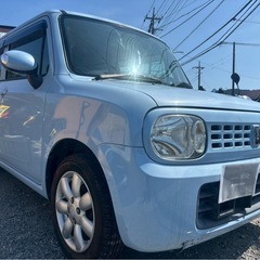 H25年式 スズキ アルトラパン アイドリングストップ搭載★総額10.8万円★車検2年コミコミ！スマキー Pスタ Tチェーン式！純正アルミ 冷暖房確認済み 少し匂いあるため激安！の画像