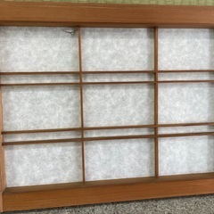 ◆解体予定・昭和レトロ　欄間障子（らんましょうじ・建具）大　２枚で1000円の画像
