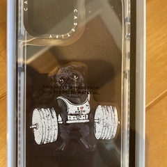 新品！CASETiFY インパクトケース iPhone 12 Pro Max - Black Pug Lift - クリア　の画像