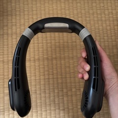 首掛け扇風機美品の画像