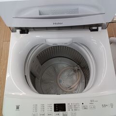 ★ジモティ割あり★ Haier 洗濯機 JW-U55A 5.5㎏ 23年製 動作確認／クリーニング済み TK6566【リユースのサカイつくば店】の画像