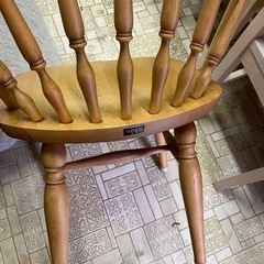 飛騨家具 チェア 太平WINDS ダイニングチェア　アンティークの画像