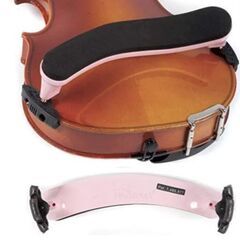 美品！EVEREST エベレスト■バイオリン肩当て 4/4サイズ ライトピンクの画像