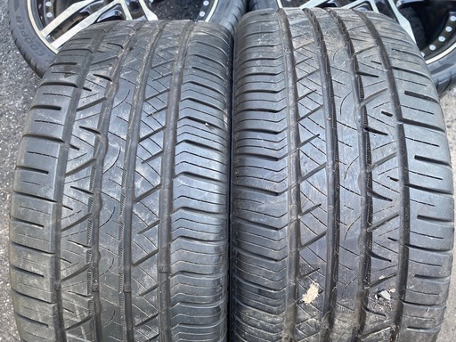 香川発　18インチ　PCD100.5 7.5j ET48 シャレン　タイヤ付きホイールセット プリウス、ウィッシュ、スバル車等　タイヤ　225/40R18 8分山以上