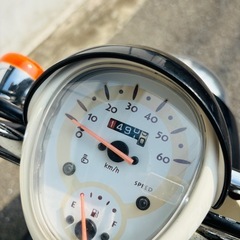 配送無料有　原付　ホンダ　スクーピー　黒色　50cc　　の画像