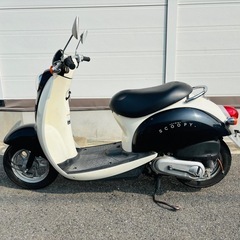 配送無料有　原付　ホンダ　スクーピー　黒色　50cc　　の画像