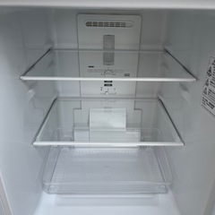SHARP/シャープ 2ドアノンフロン冷凍冷蔵庫 ホワイト 152L SJ-D15G-W 2021年製 動作確認済の画像