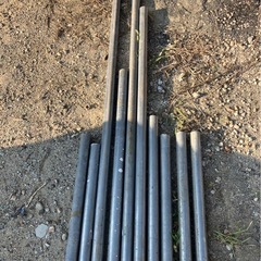 ［激安］単管パイプ 10本セット 4m 5m 4000mm 5000mm 丸パイプ 建築資材 足場 DIYの画像