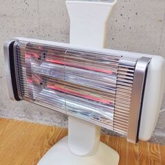 アラジン Aladdin 遠赤外線グラファイトヒーター AEH-2G10N 首振り 横向き 電気ヒーター 動作OK 元箱 取扱説明書付きの画像