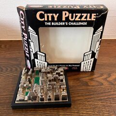 ＜希少＞【中古】インテリアにも！City Puzzle: The Builder's Challenge(立体パズル)の画像