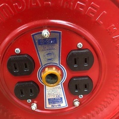 畑屋製作所 コードリール VCTケーブル 30m(有効29m) 屋内型 ドラム延長コード S-30型 DIY 電動工具の画像