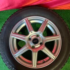 【溝アリ・スタッドレス】TOPRUN 15インチ 5.5J PCD100 4穴 ET50 Ice esporte 175/65R15の画像