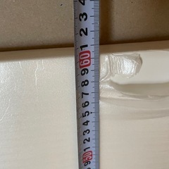 新品木製カウンターホワイト色の画像