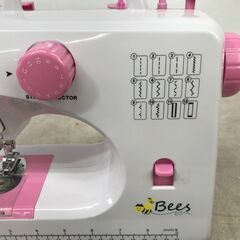 はぴねすくらぶ コンパクトミシン Bees 裁縫 手芸 ハンドクラフト 25i菊-の画像