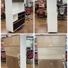 ジモティー限定価格！S252 ⭐ 丸仙工業 キッチンボード ロータイプ 高さ178cm 幅114cm USED 綺麗の画像