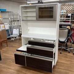 ジモティー限定価格！S252 ⭐ 丸仙工業 キッチンボード ロータイプ 高さ178cm 幅114cm USED 綺麗の画像