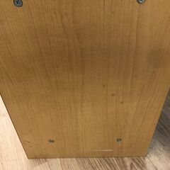 ★リユースのサカイ春日部店★KJ11783  ミニ食器棚 ナチュラル H89×W45×D31 クリーニング済みの画像