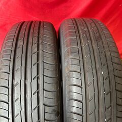 【溝アリ】15インチ 5J PCD100 4穴 YOKOHAMA ブルーアース 175/65R15 カローラフィールダー アクア ヴィッツ 等の画像