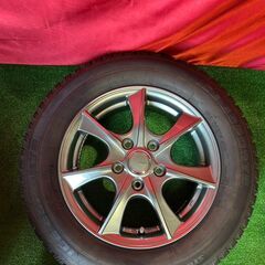 【溝アリ・スタッドレス】LEBEN 15インチ 6J PCD114.3 5穴 ET52 ICE ESPORTE 195/65R15 ノア・ヴォクシー・ステップワゴン等の画像